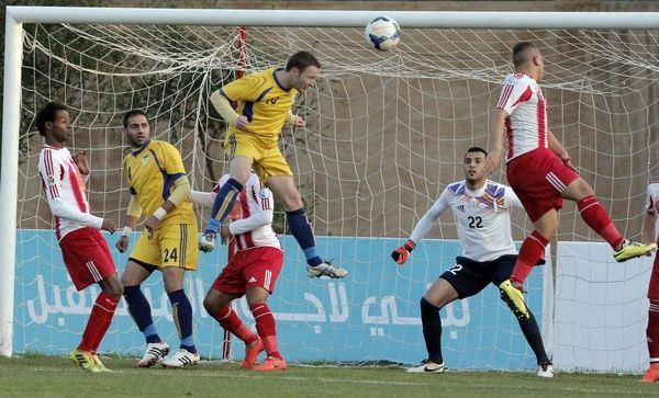 من لقاء الحسين إربد وشباب الأردن