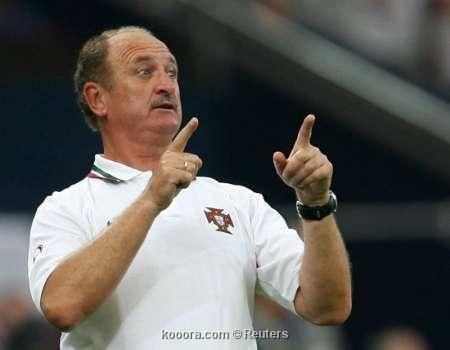 البرازيلي لويس فيليبي سكولاري المدير الفني للمنتخب البرتغالي 