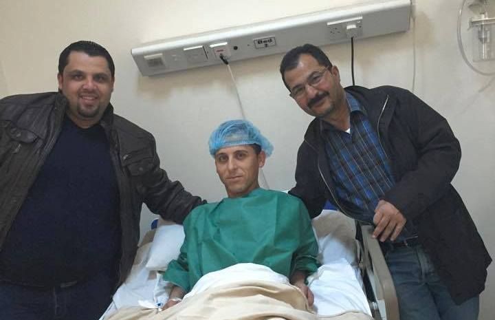 شديفات خلال إجرائه العملية اليوم 