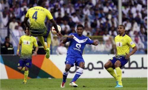من مباراة النصر والهلال