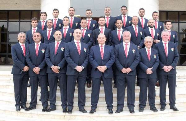 منتخب الأردن سافر إلى دبي بهندام جديد 
