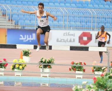 من منافسات سباق 3000 موانع