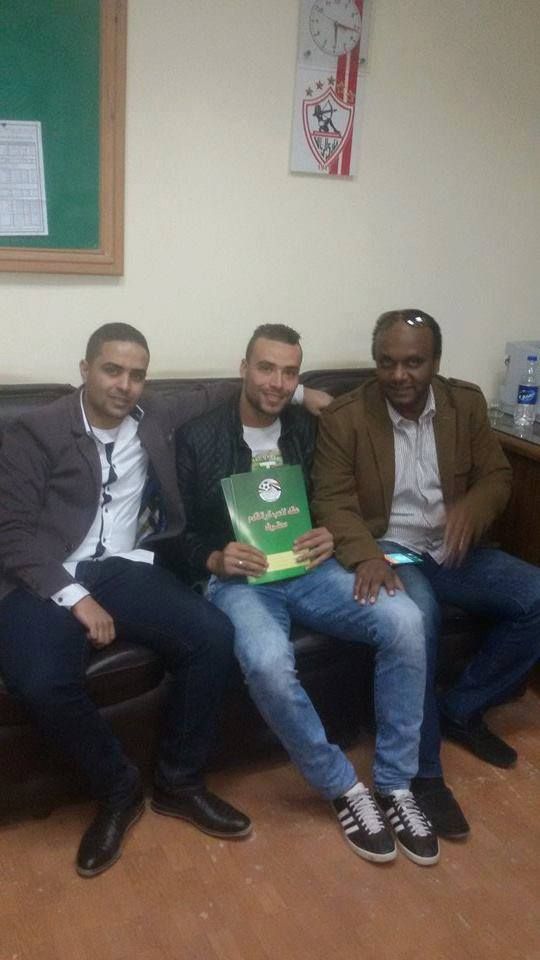 بازوكا مع إسماعيل يوسف مدير الكرة بالزمالك