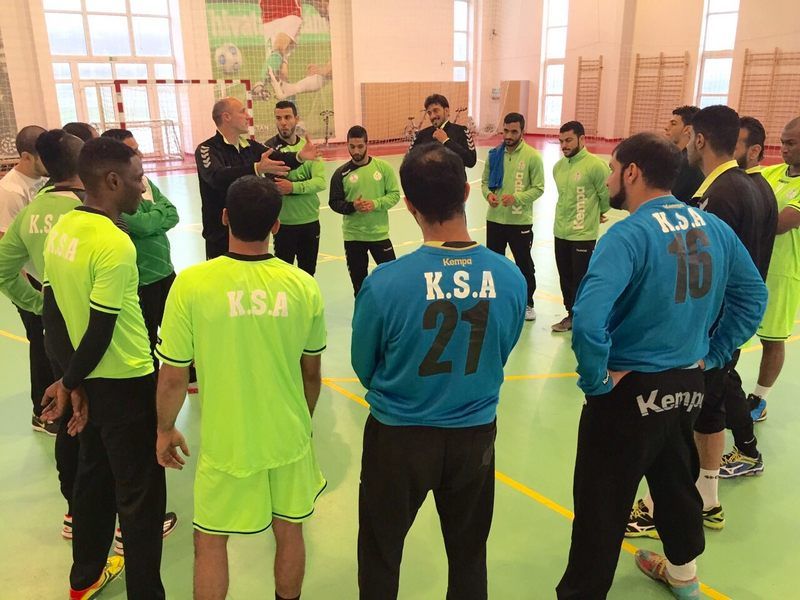 لقطات للمنتخب السعودي الاول لكرة اليد خلال المعسكر في المجر