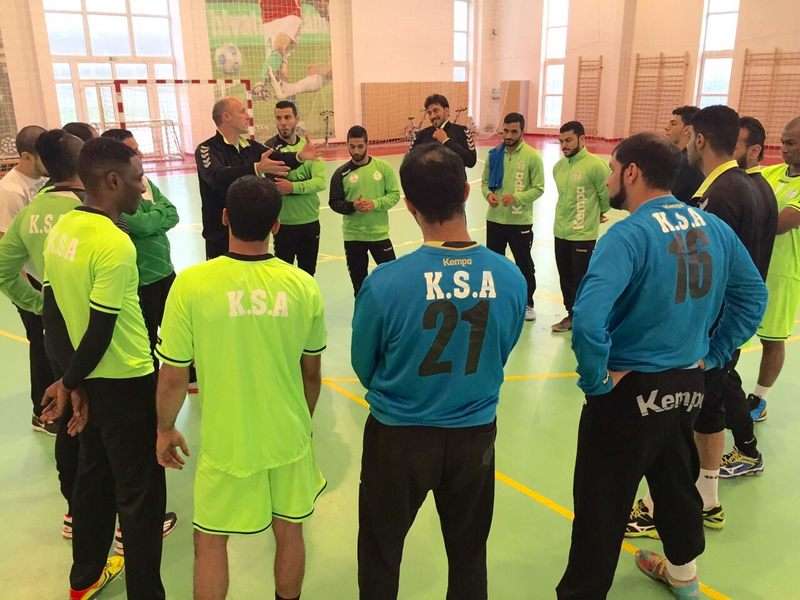 لقطات للمنتخب السعودي الاول لكرة اليد خلال المعسكر في المجر