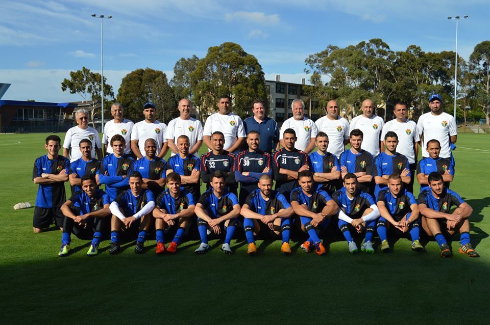 المنتخب الأردني بعد وجبة تدريبية في أستراليا 