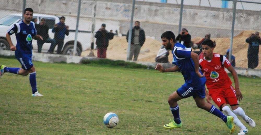 ولقطة ثانية لمهيب ابو حيش مهاجم شباب رفح
