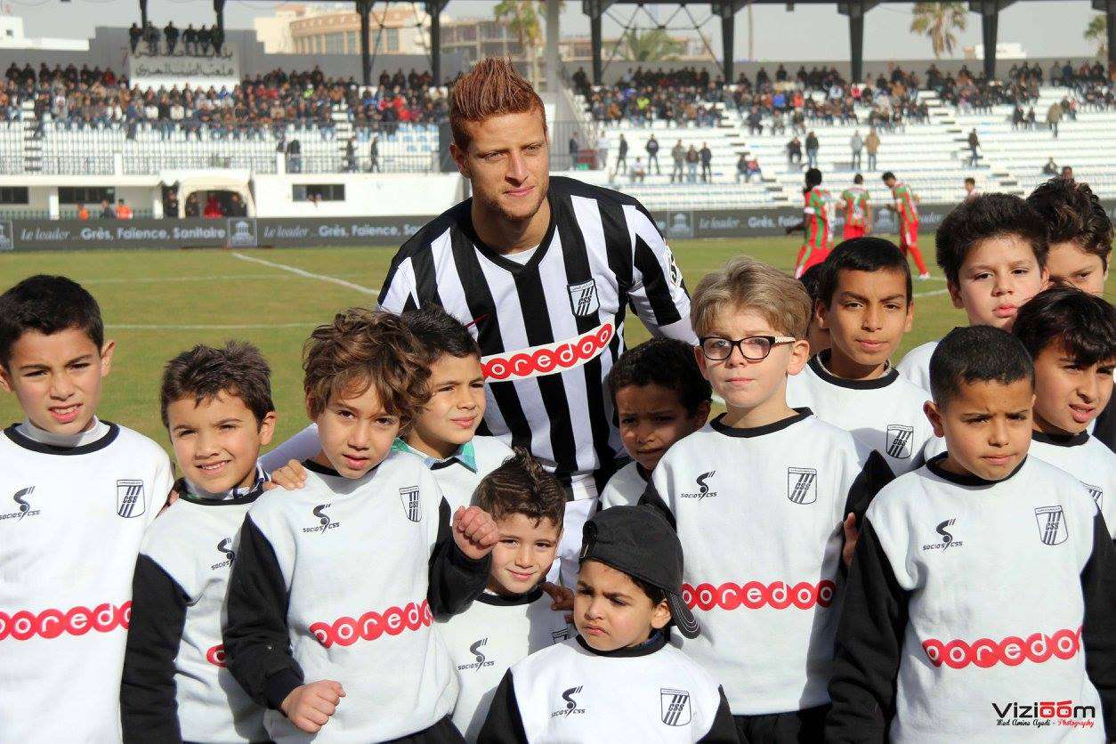 وداع اللاعبين فخرالدين بن يوسف والفرجاني ساسي