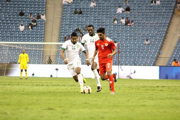 من لقاء البحرين والسعودية في كأس الخليج الأخيرة