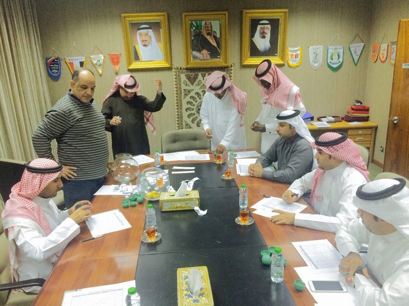 لقطات من القرعة التي اجريت في مقر الاتحاد السعودي لكرة اليد