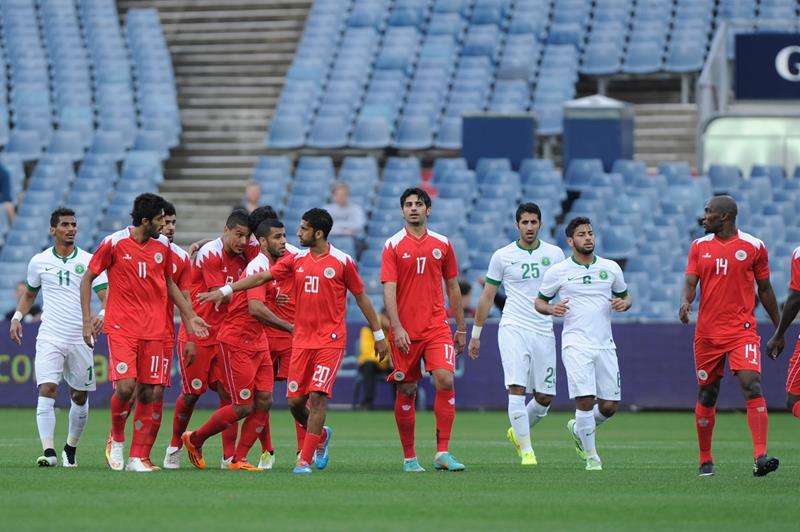 فرحة بحرينية بهدف فوزي عايش