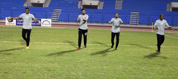 تمرين حراس المنتخب السعودي الأولمبي