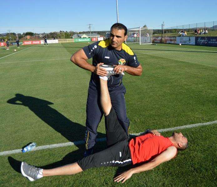 من التدريبات الفردية لشفيع