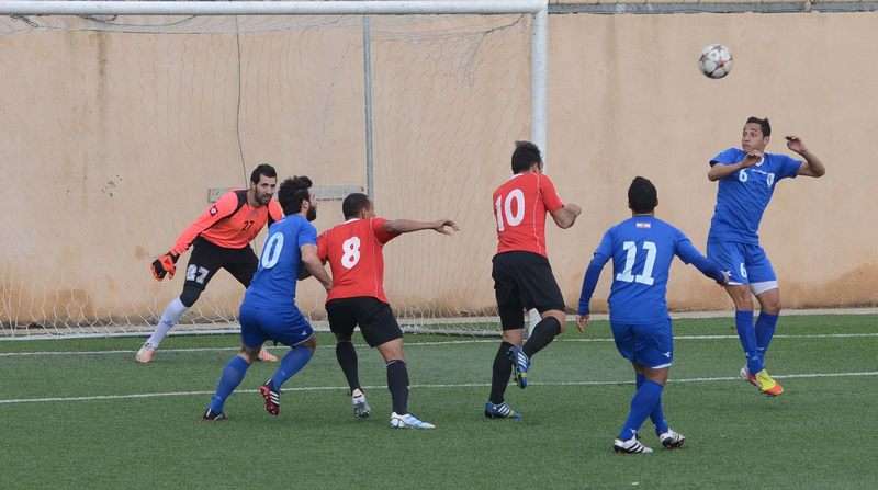 من مباراة الراسينج مع الأخاء في دور ال 16 لكأس لبنان اليوم