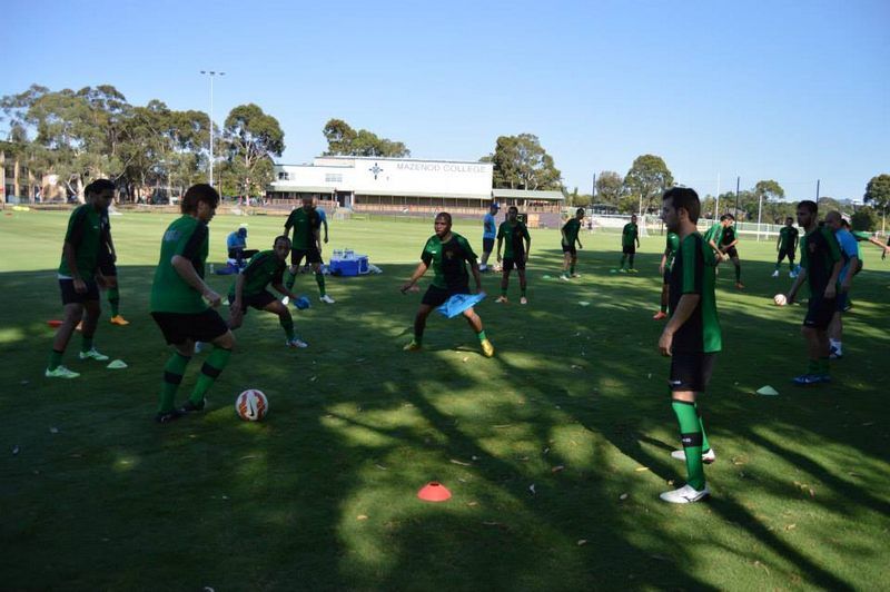 من تدريبات منتخب النشامى في أستراليا