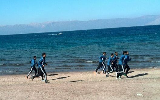 من تدريبات ذات راس على شاطىء العقبة