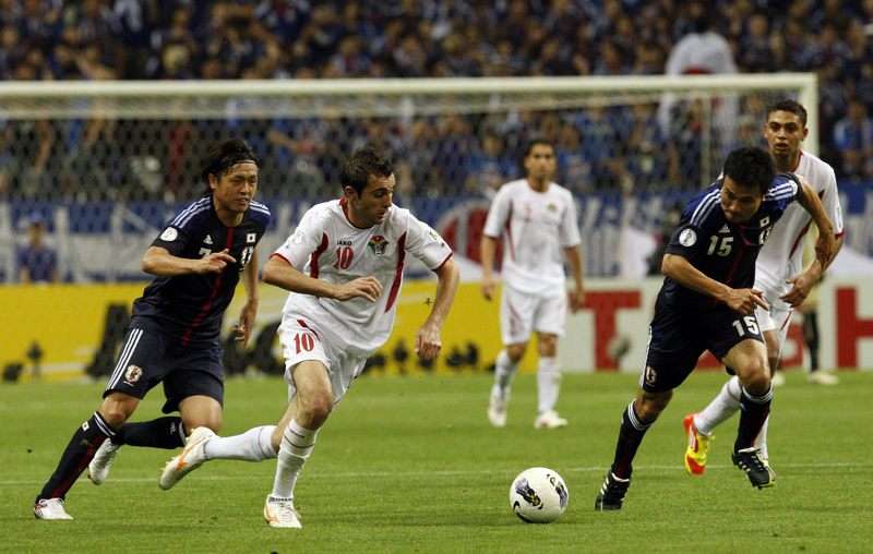 من إحدى المواجهات الأردنية اليابانية