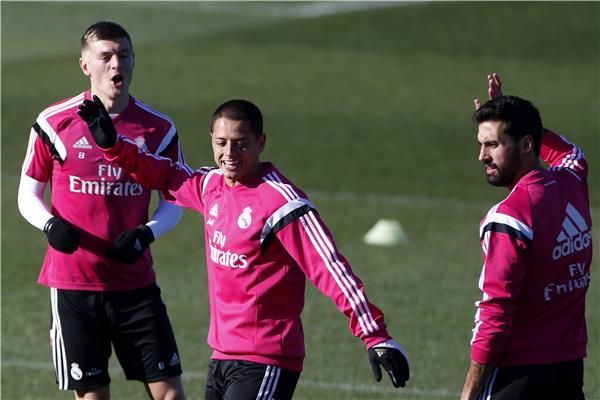 جانب من تدريبات اليوم 