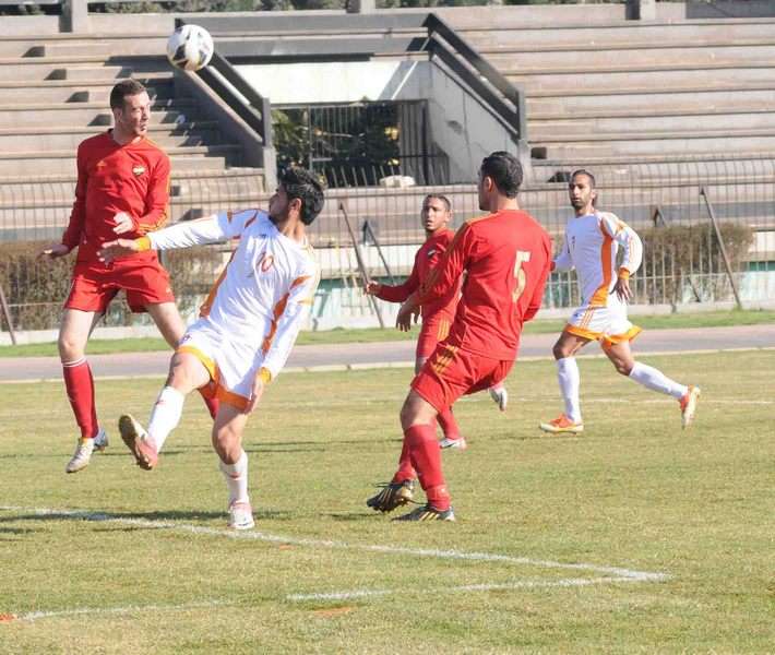 لقطة من منافسات الدوري السوري