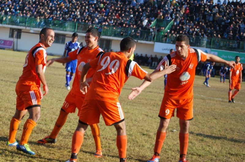 لقطة من لقاء الاتحاد وشباب رفح 