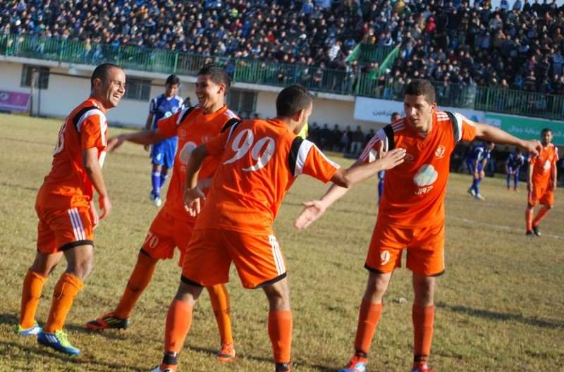 لقطة من لقاء الاتحاد وشباب رفح 