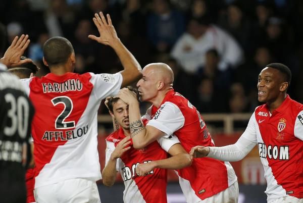 فرحة لاعبي موناكو