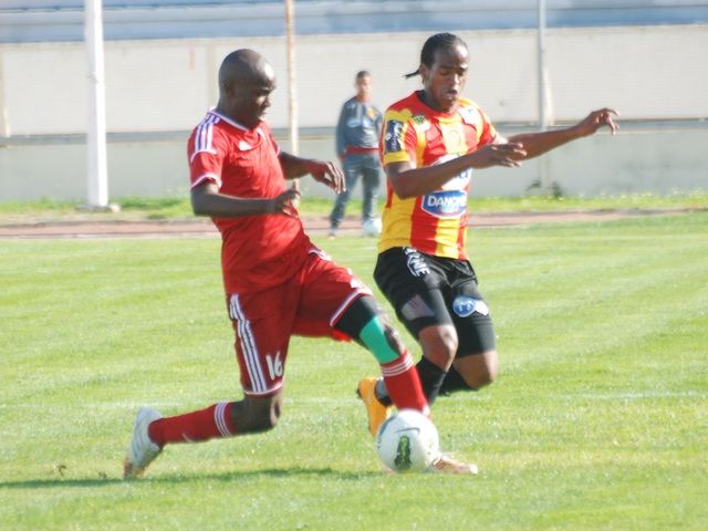 صورة من المباراة الودية بين الترجي والاهلي الليبي 