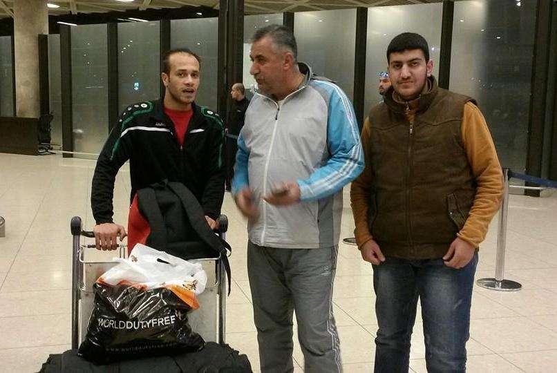 ​لحظة وصول عدوس مطار الملكلة علياء مساء اليوم 