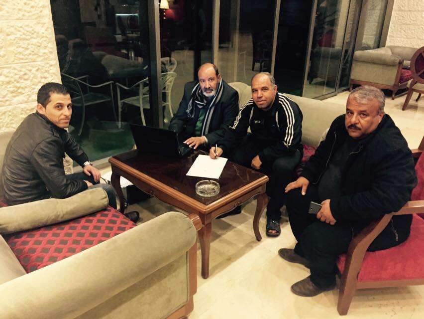 شتيان يوقع عقده بحضور تيسير شديفات