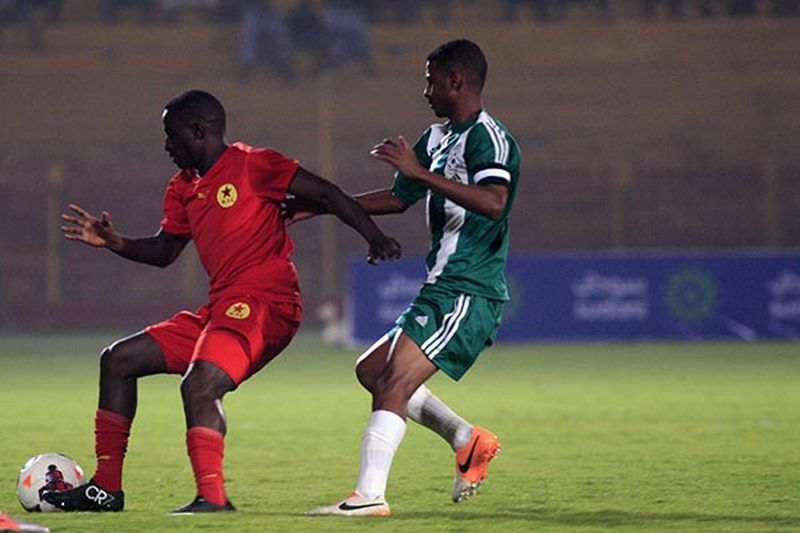 جانب من مباراة المريخ والرابطة