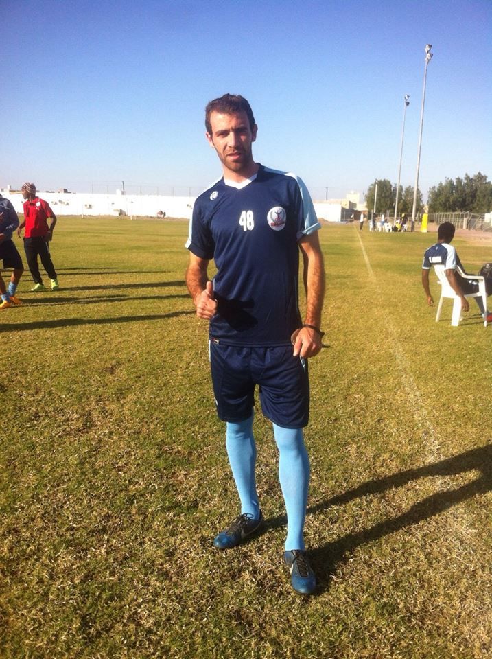 بهاء البرقاوي خلال مشاركته تدريبات فريقه الجديد