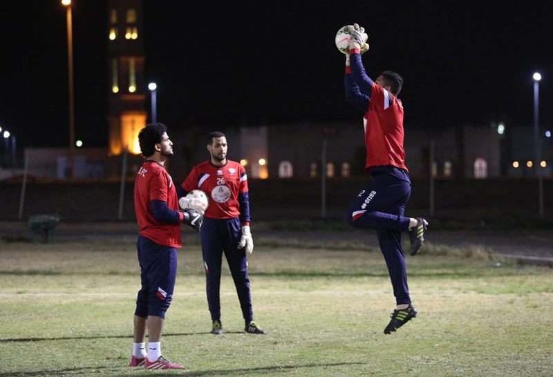 جانب من تدريبات "فريق هجر"
