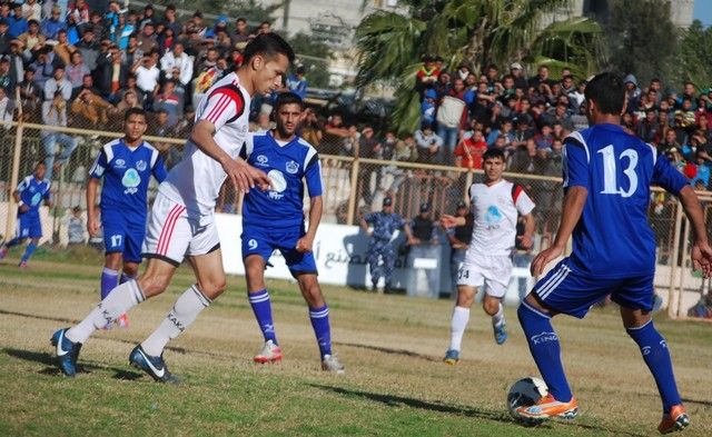  لقطة من لقاء شباب رفح  وشباب خان يونس 