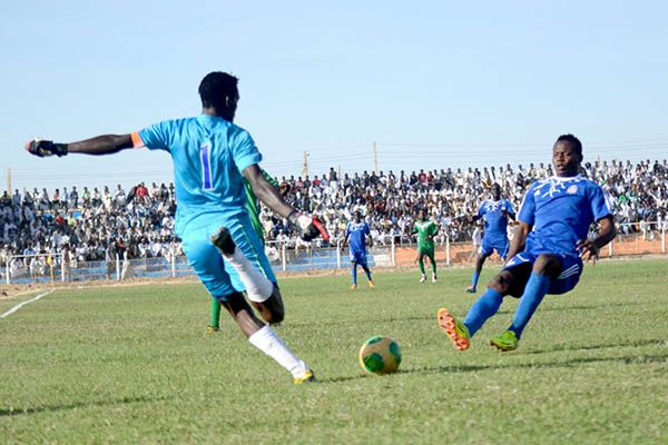 من مباراة الميرغني وهلال كادقلي