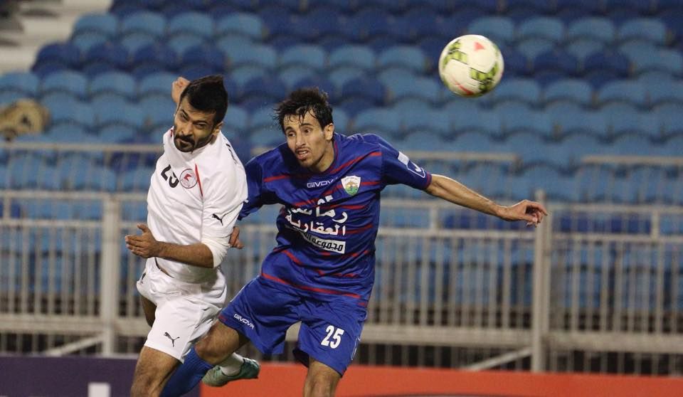 لقطة من مباراة الرفاع والجهراء - تصوير: زكي الشيخ