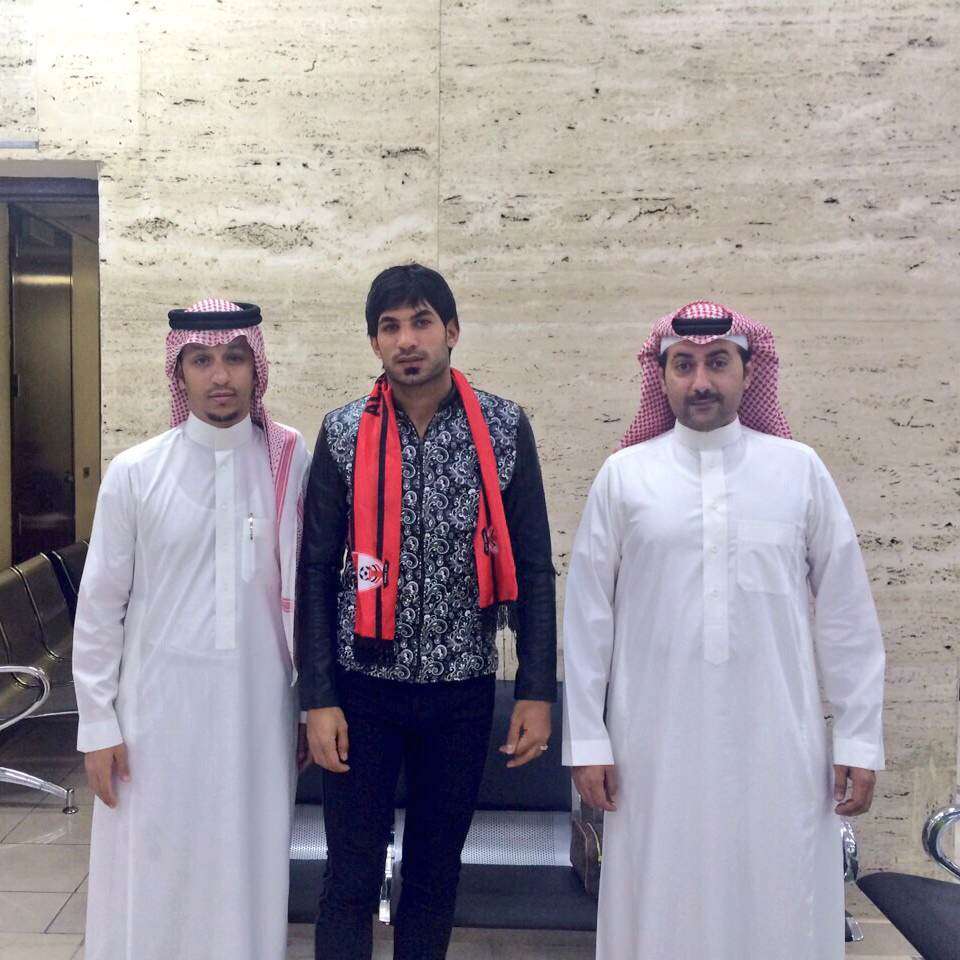 استقبال امجد راضي الرائد