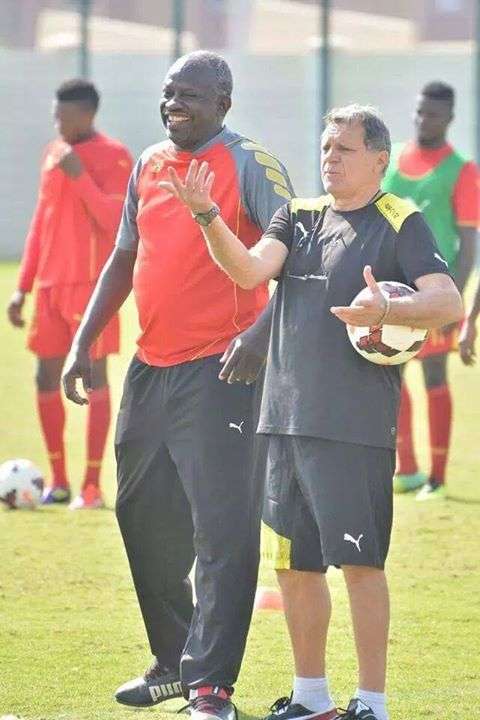 محسن سيد مع المدير الفني للمريخ