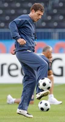 بيليتش اثناء تدريبات كرواتيا اليوم