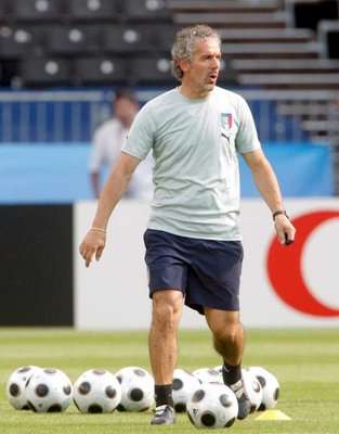 دونا دوني في تدريب ايطاليا استعدادا لمباراة اسبانيا