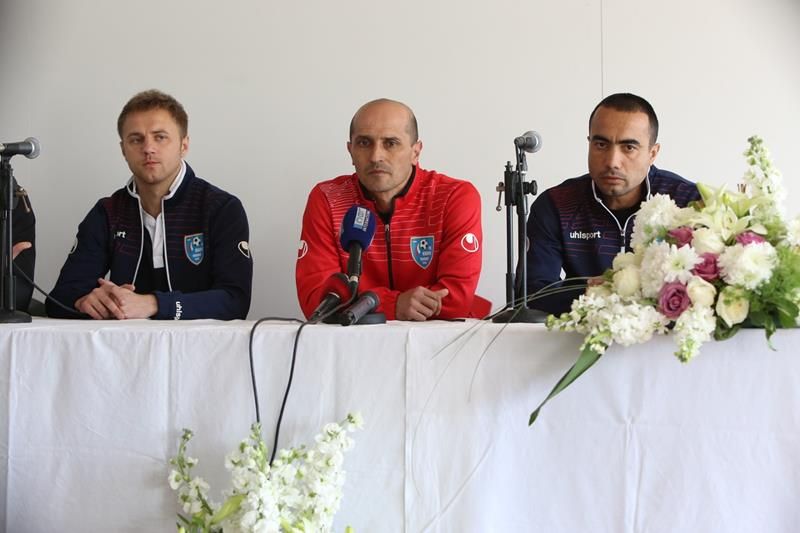 من المؤتمر الصحفي اليوم الثلاثاء