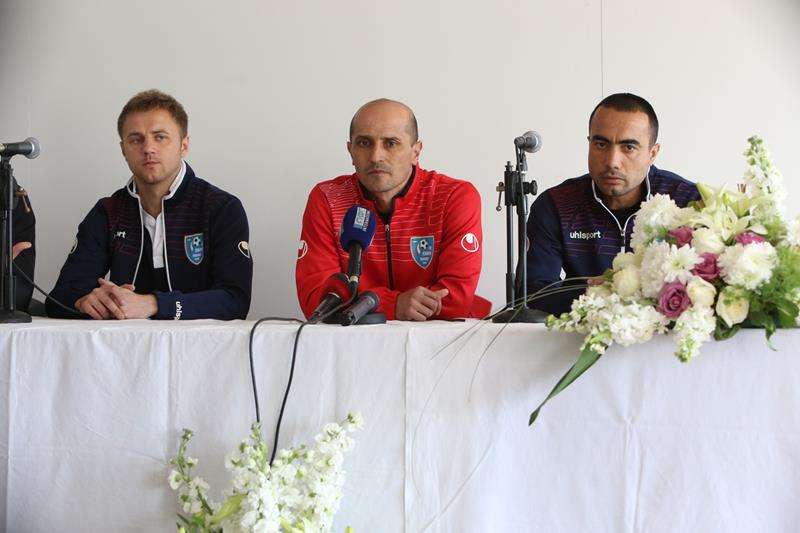 من المؤتمر الصحفي اليوم الثلاثاء