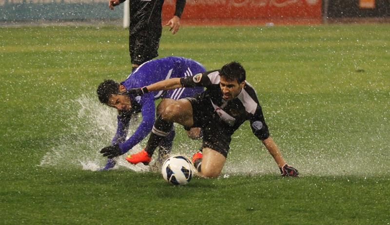 من لقاء الرمثا والأهلي 