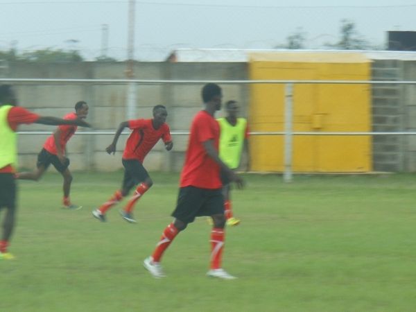 جانب من إحد تدريبي الخرطوم في زامبيا اليوم