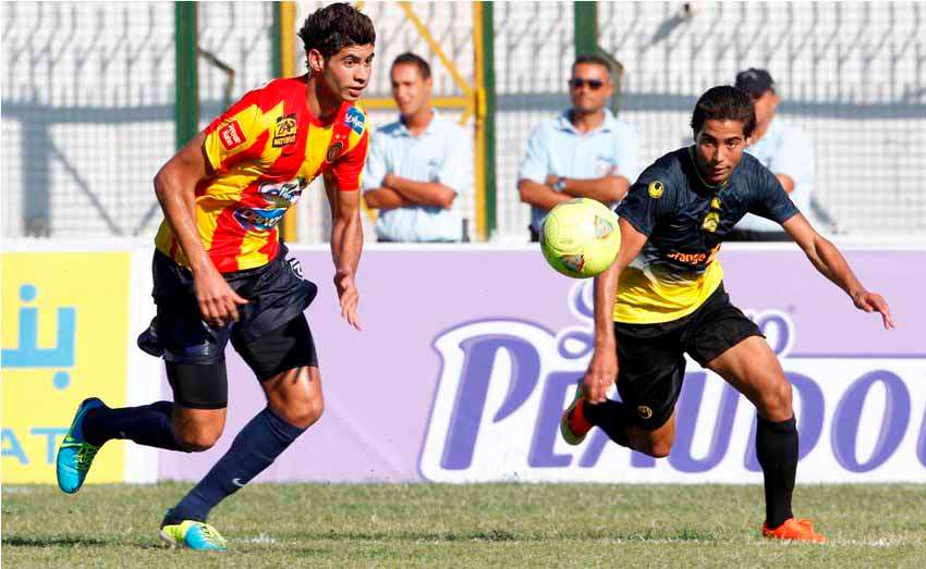 من مباراة الذهاب بين الترجي الرياضي التونسي والنادي البنزرتي