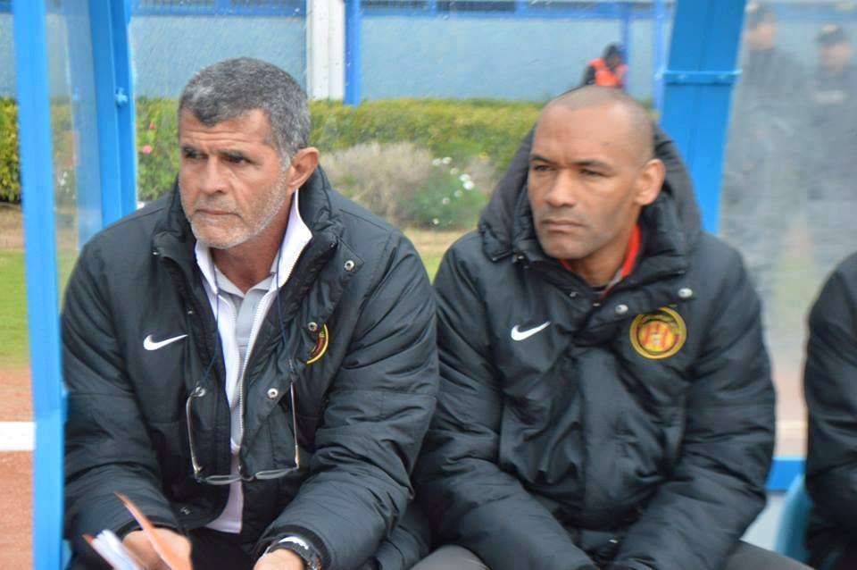 جوزيه ديمورايس (على اليمين) صحبة مساعده البرازيلي باليمار برتو 