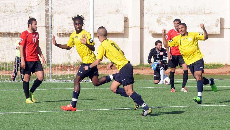 جانب من المباراة