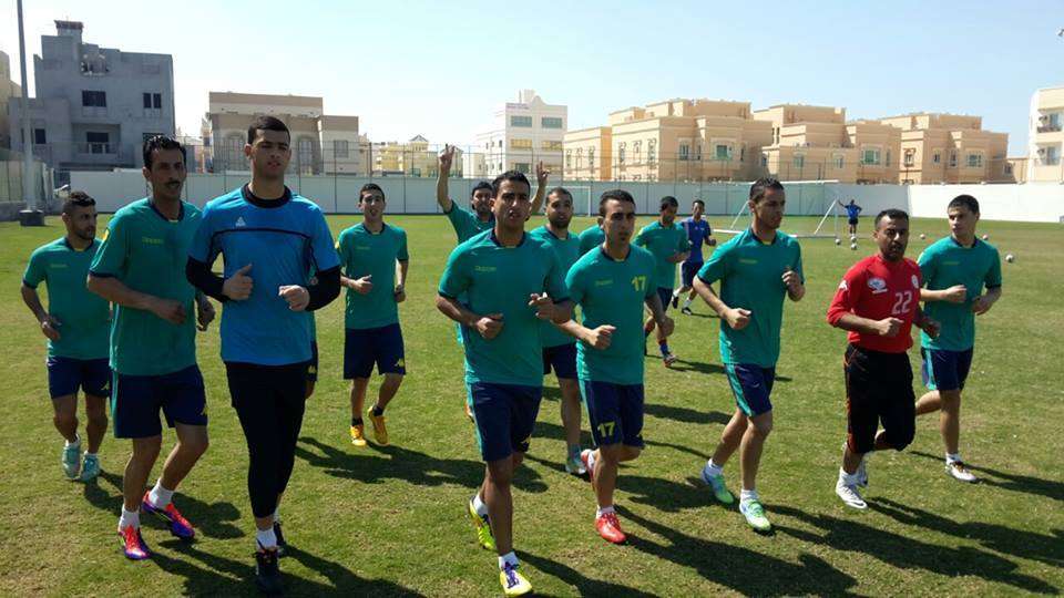 من تدريبات الترجي النيصي في البحرين