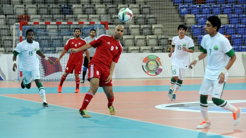 من لقاء منتخب الامارات والسعودية