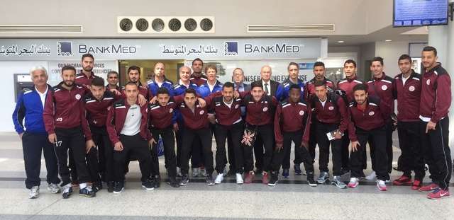 البعثة في مطار رفيق الحريري الدولي.