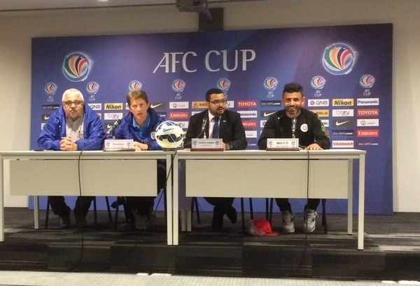 من المؤتمر الصحافي اليوم الثلاثاء